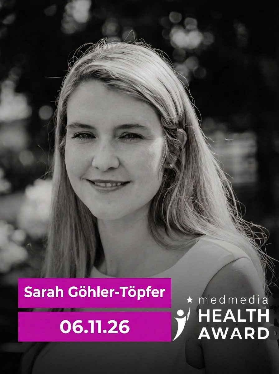 Sarah Göhler-Töpfer – medmedia HEALTH AWARD am 06.11.26